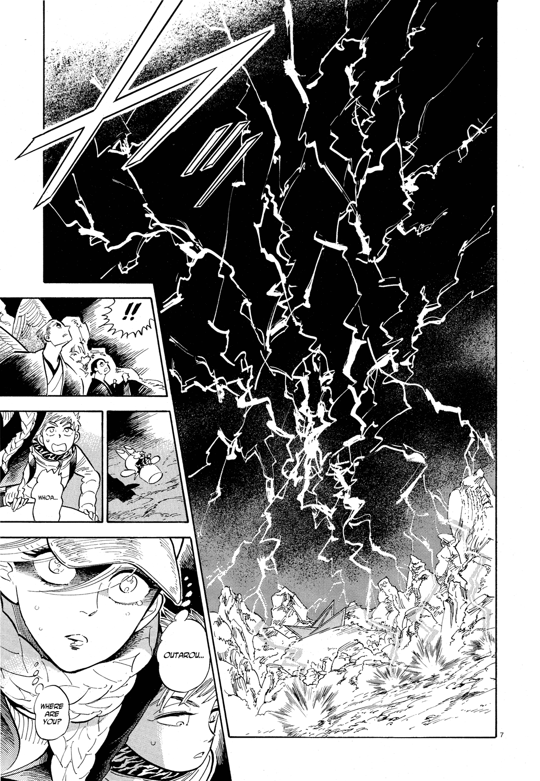 Ran to Haiiro no Sekai Chapter 27 page 7 - Chapter 27: Mr. Pudding Flies Through the Night (Part 2)