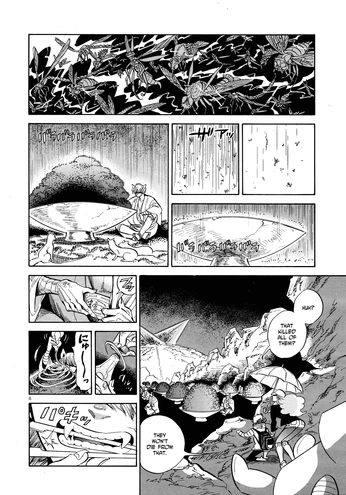 Ran to Haiiro no Sekai Chapter 27 page 8 - Chapter 27: Mr. Pudding Flies Through the Night (Part 2)