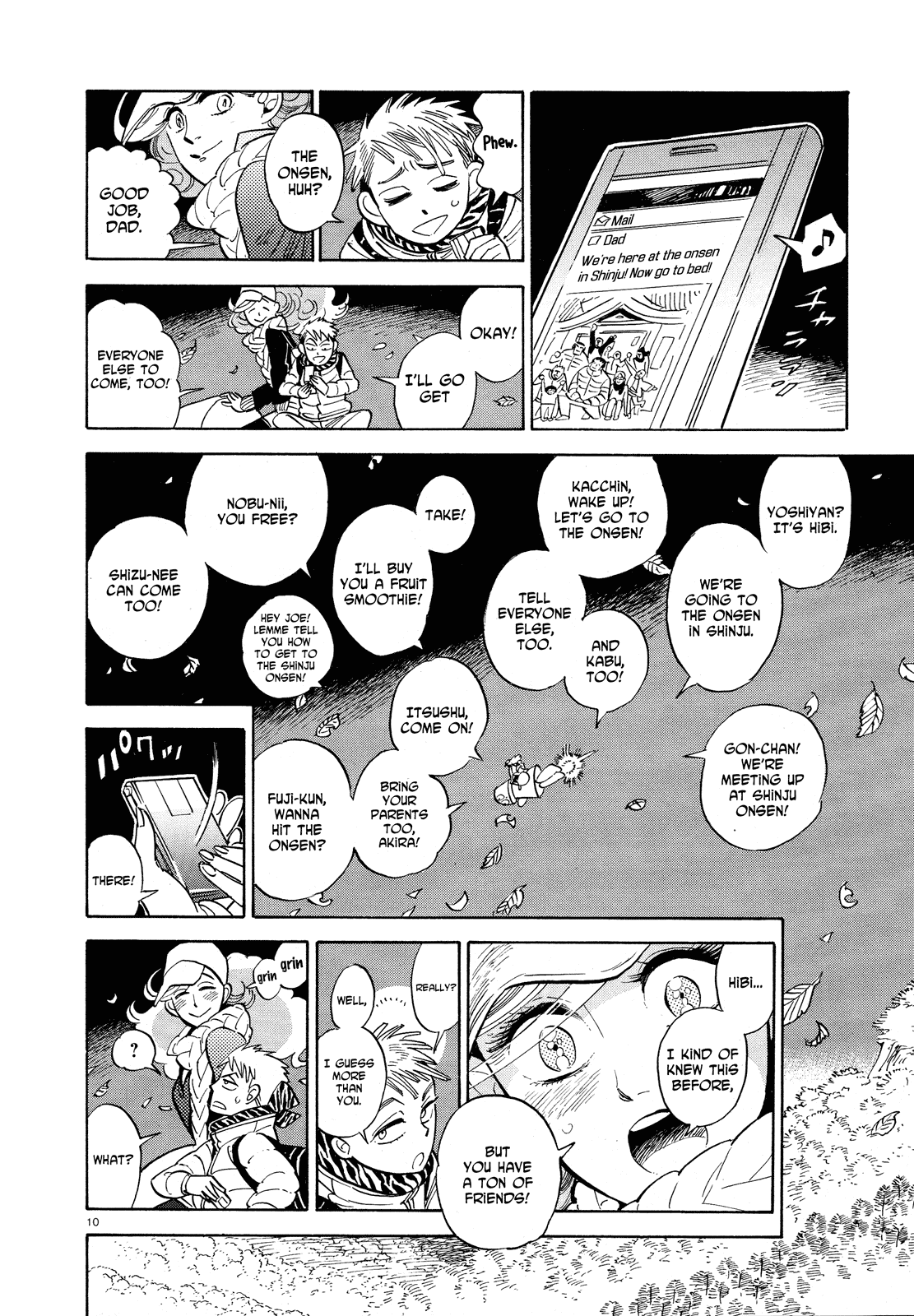 Ran to Haiiro no Sekai Chapter 28 page 10 - Chapter 28: Mr. Pudding Flies Through the Night (Part 3)