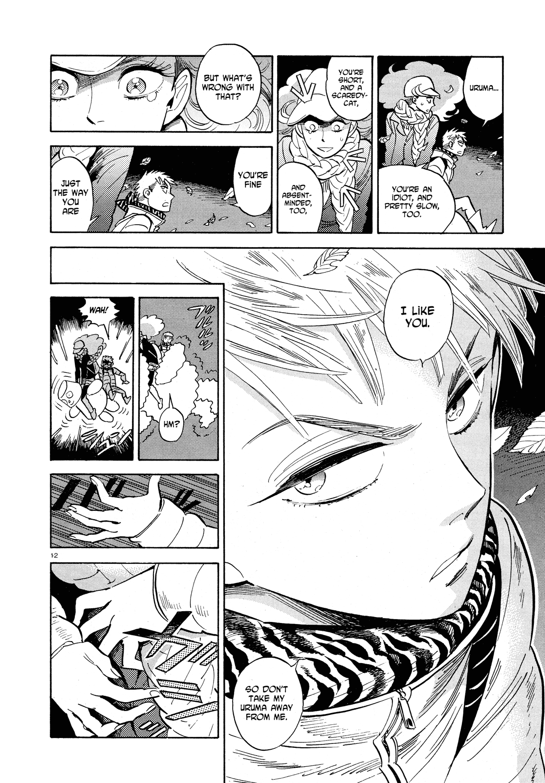Ran to Haiiro no Sekai Chapter 28 page 12 - Chapter 28: Mr. Pudding Flies Through the Night (Part 3)