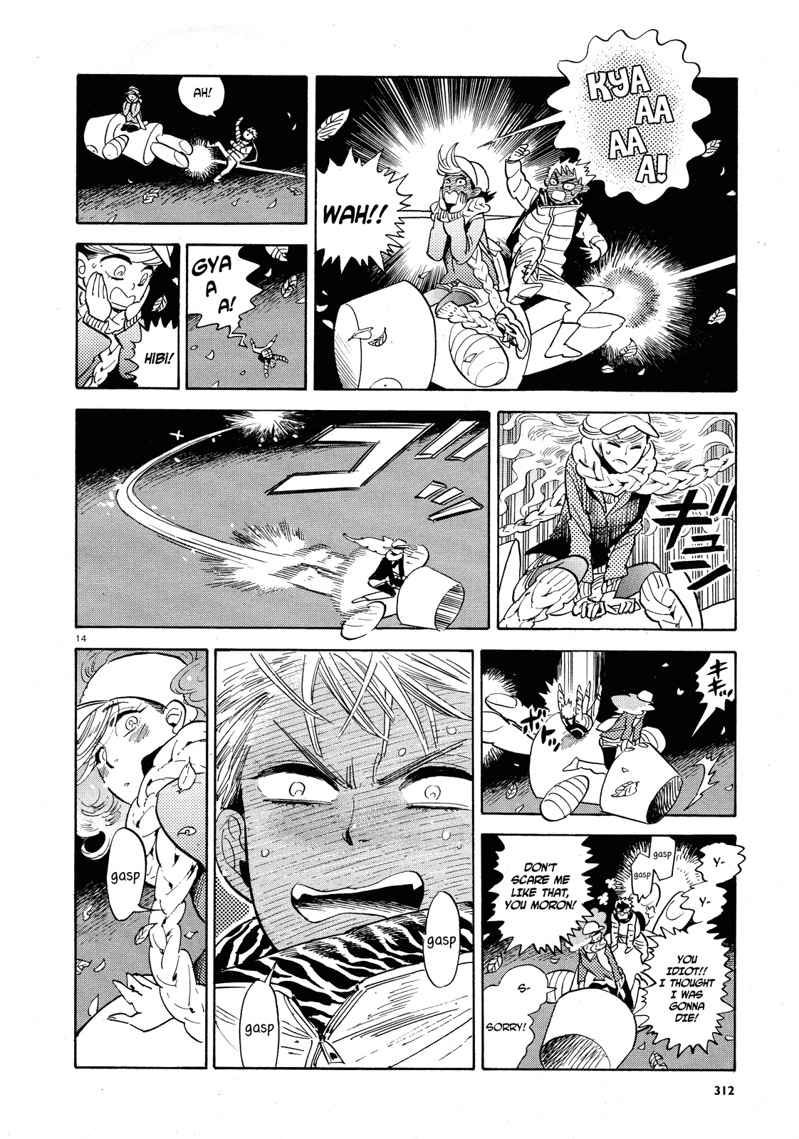 Ran to Haiiro no Sekai Chapter 28 page 14 - Chapter 28: Mr. Pudding Flies Through the Night (Part 3)