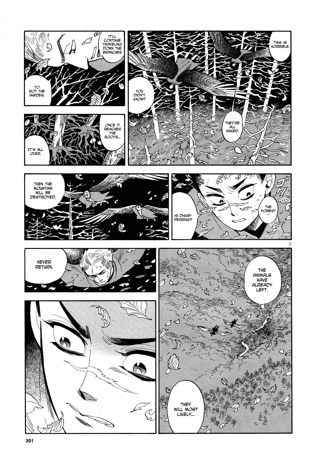 Ran to Haiiro no Sekai Chapter 28 page 3 - Chapter 28: Mr. Pudding Flies Through the Night (Part 3)