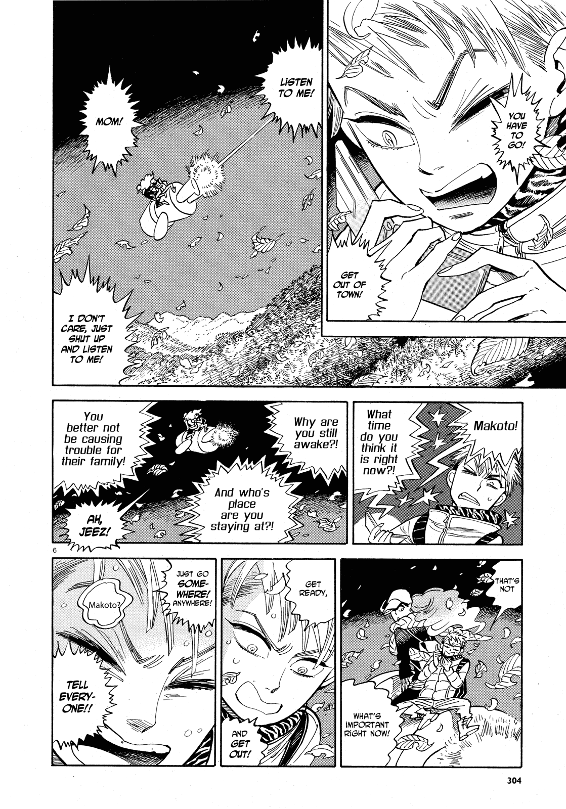 Ran to Haiiro no Sekai Chapter 28 page 6 - Chapter 28: Mr. Pudding Flies Through the Night (Part 3)
