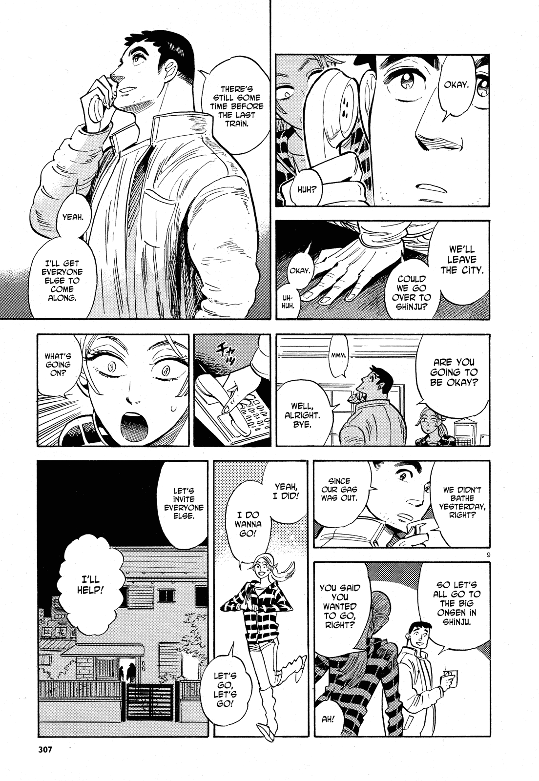 Ran to Haiiro no Sekai Chapter 28 page 9 - Chapter 28: Mr. Pudding Flies Through the Night (Part 3)