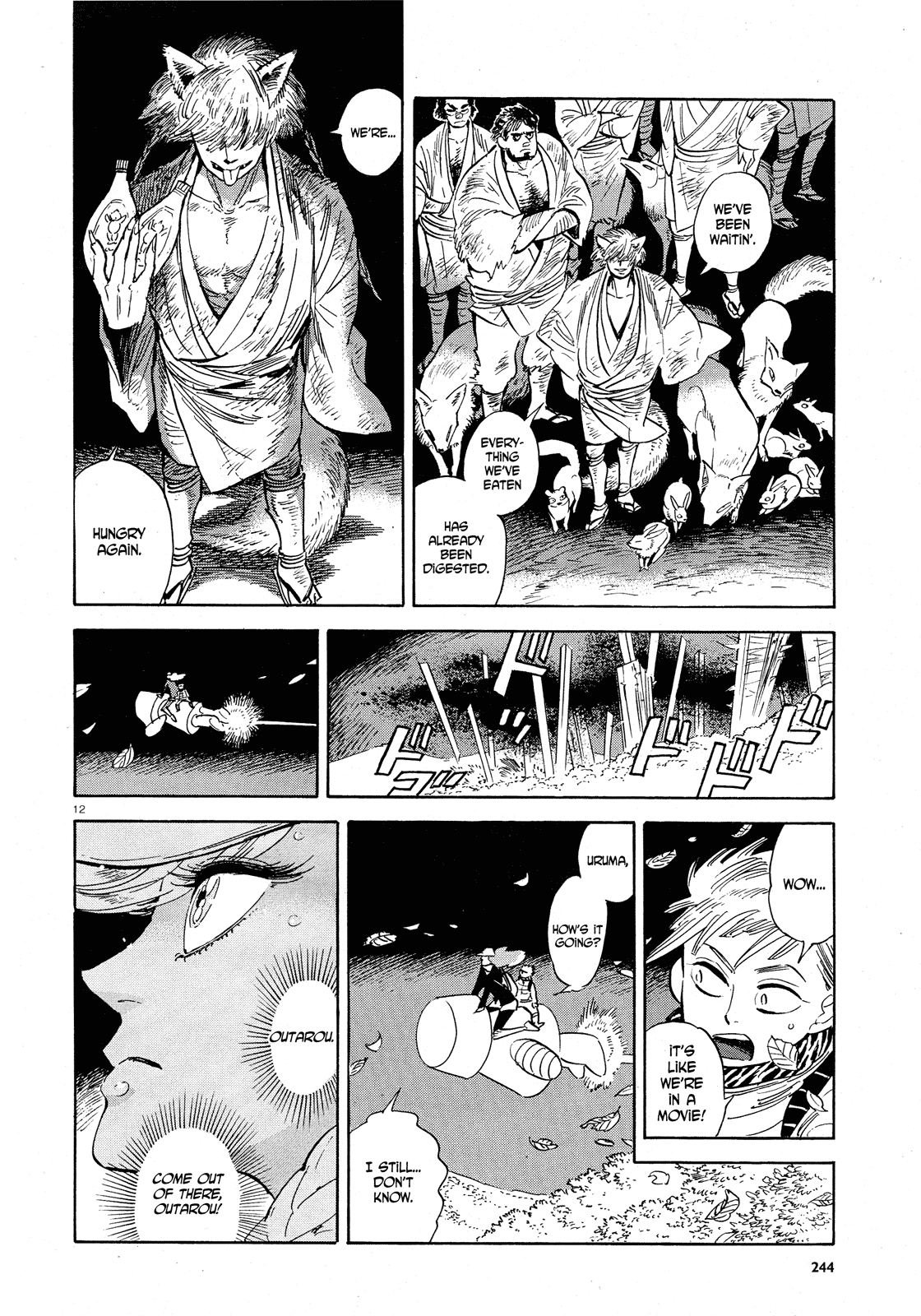 Ran to Haiiro no Sekai Chapter 29 page 12 - Chapter 29: A Single Strike