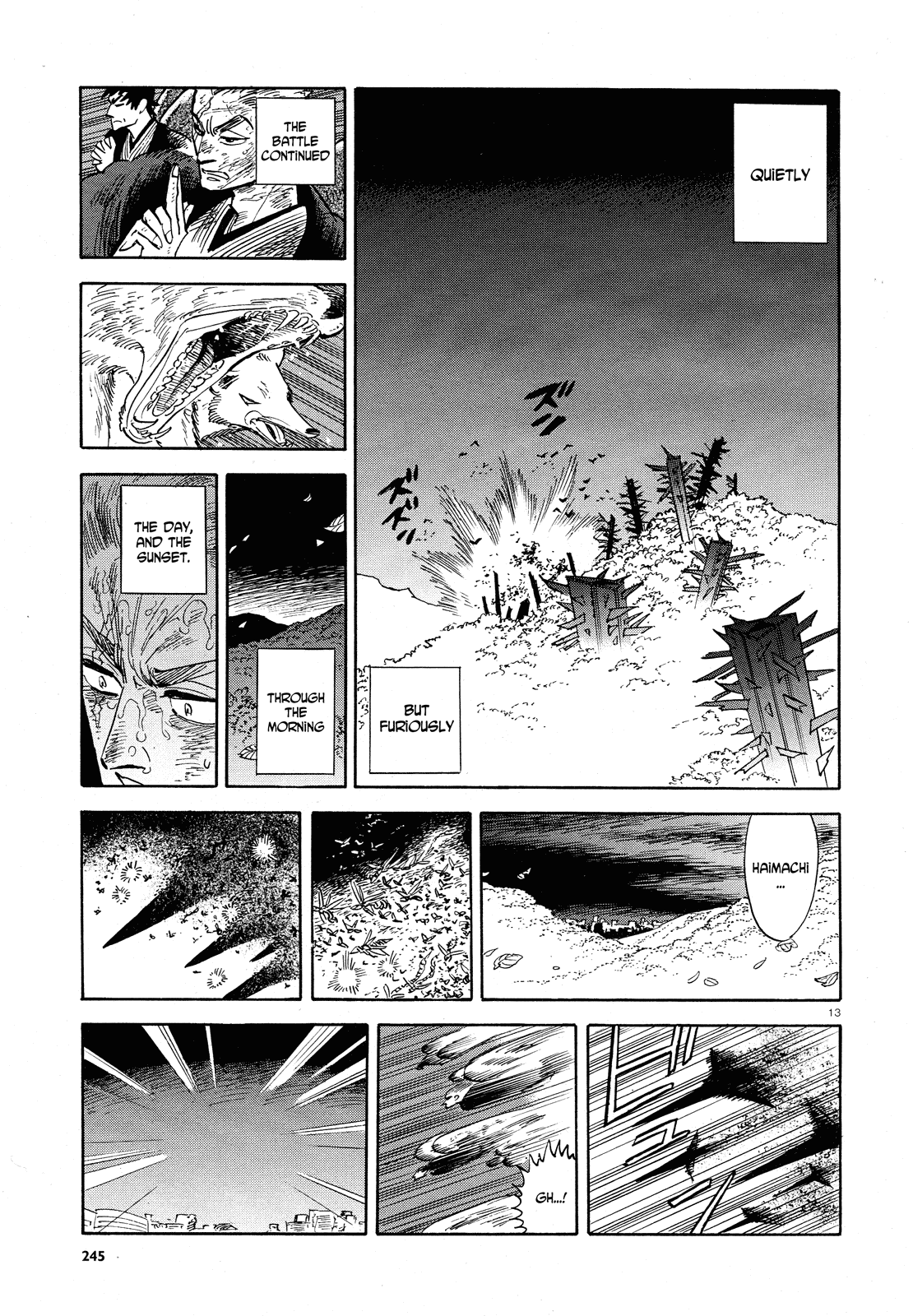 Ran to Haiiro no Sekai Chapter 29 page 13 - Chapter 29: A Single Strike