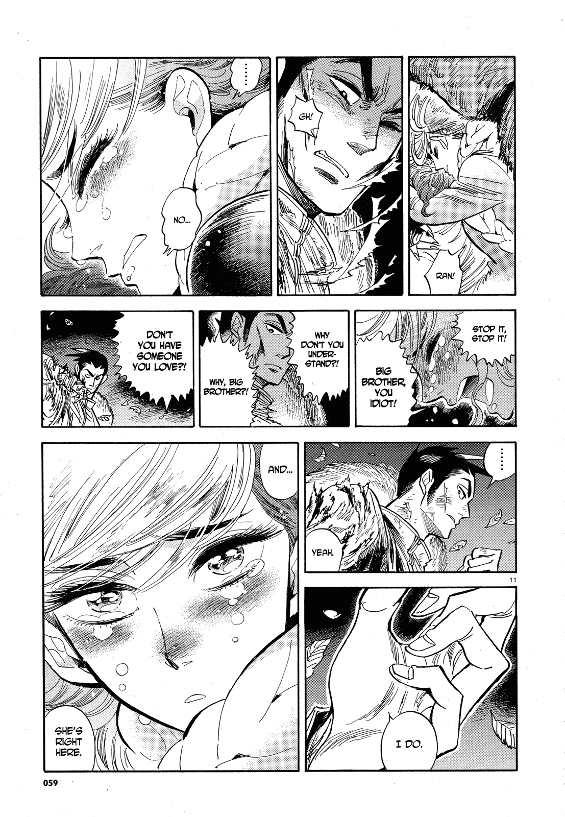 Ran to Haiiro no Sekai Chapter 30 page 11 - Chapter 30: Tonight's Party Drives Out Evil