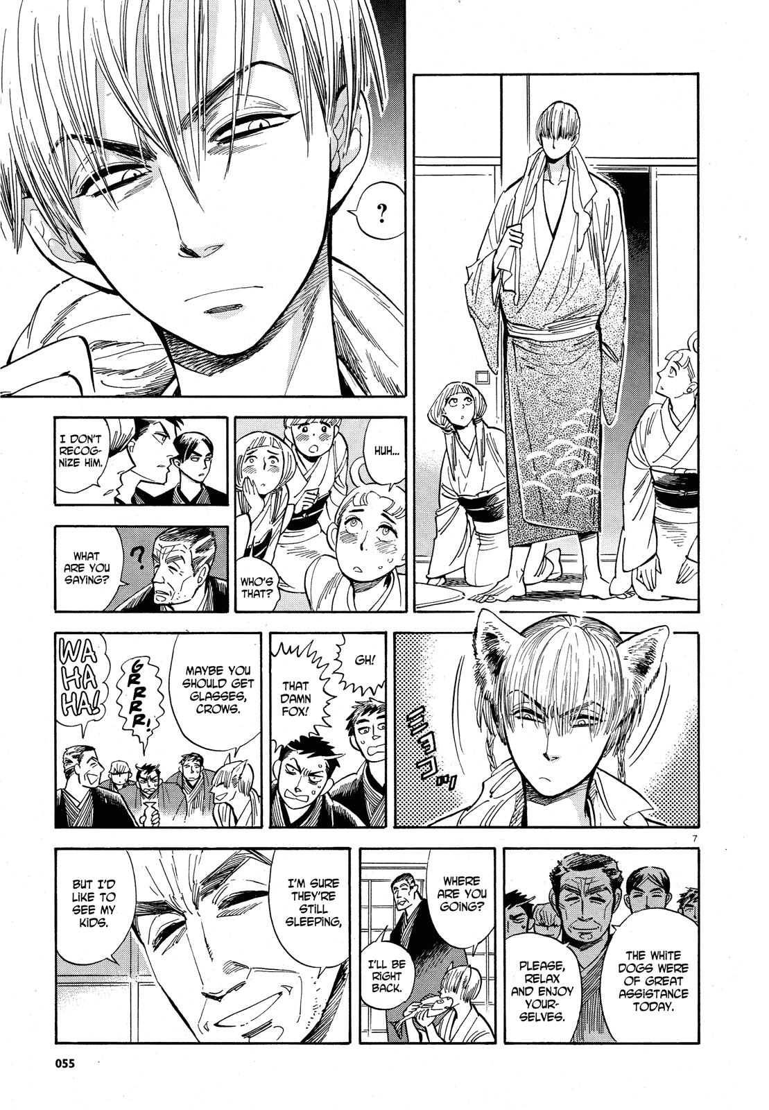 Ran to Haiiro no Sekai Chapter 30 page 7 - Chapter 30: Tonight's Party Drives Out Evil