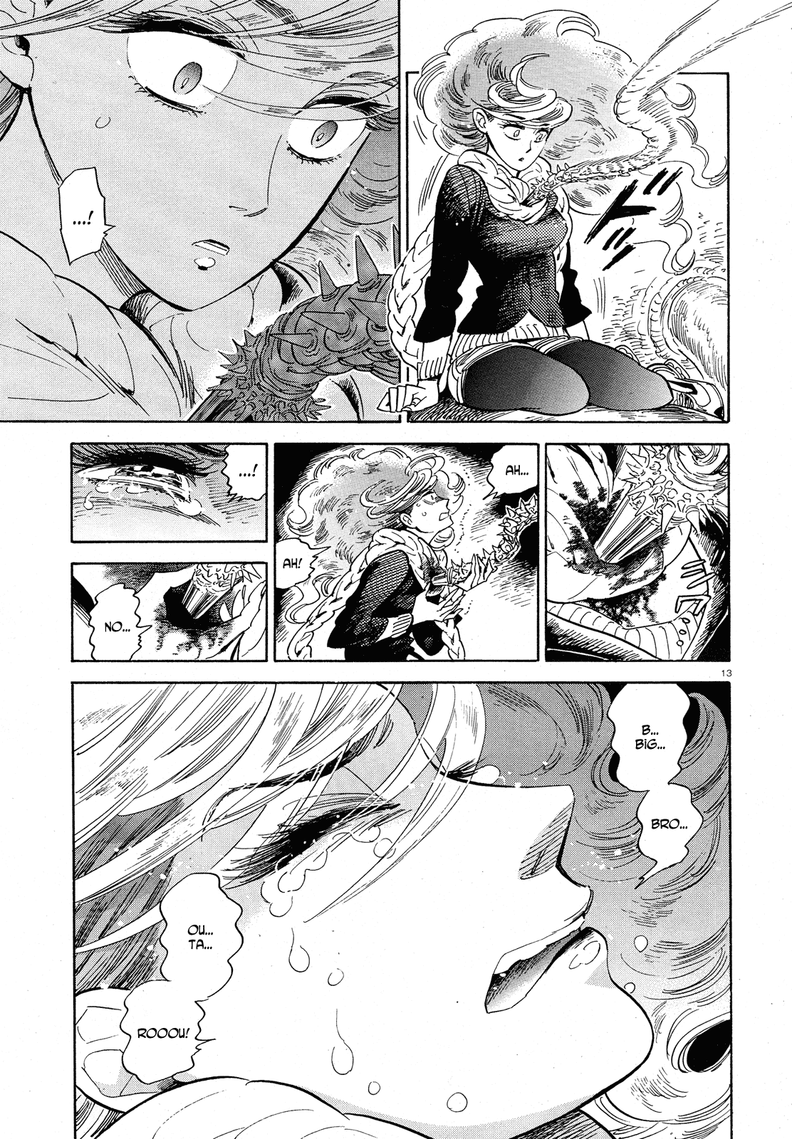 Ran to Haiiro no Sekai Chapter 31 page 13 - Chapter 31: Into the Night