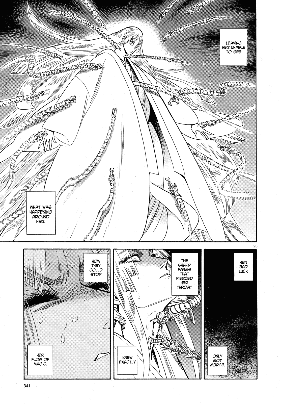 Ran to Haiiro no Sekai Chapter 31 page 23 - Chapter 31: Into the Night