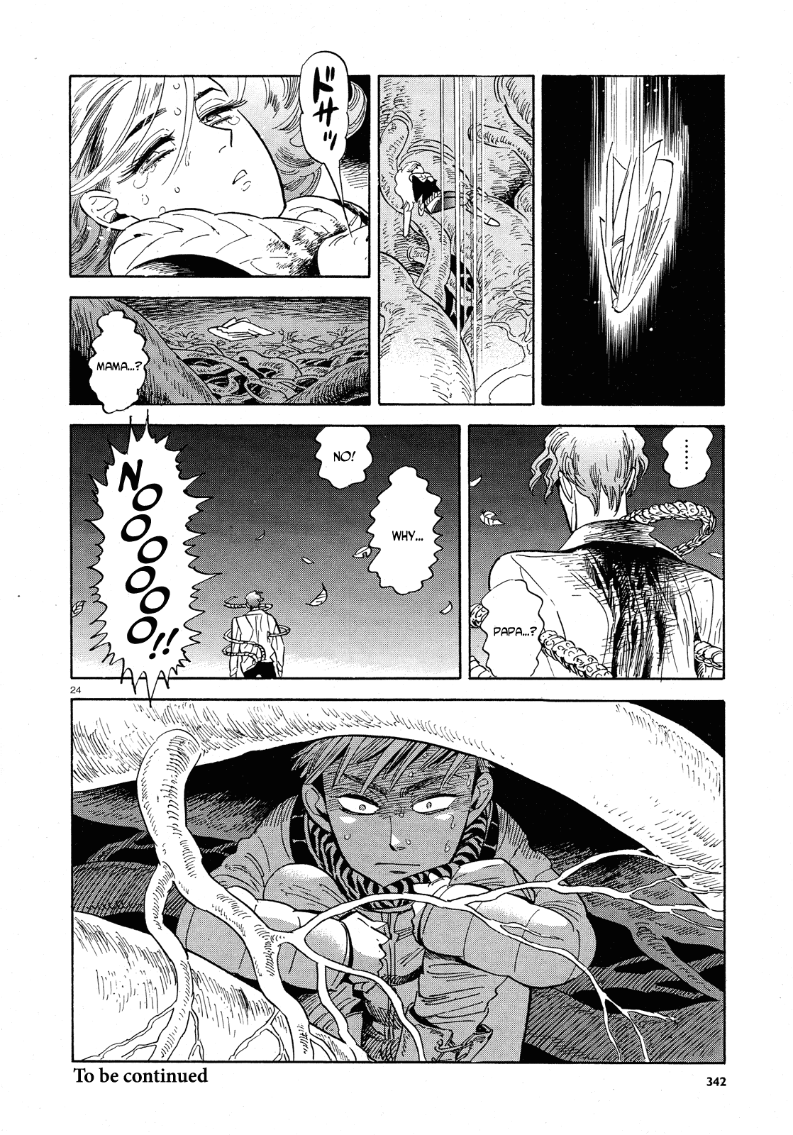 Ran to Haiiro no Sekai Chapter 31 page 24 - Chapter 31: Into the Night