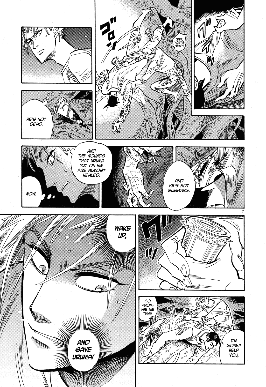 Ran to Haiiro no Sekai Chapter 32 page 17 - Chapter 32: A Little Spark of Courage (1)