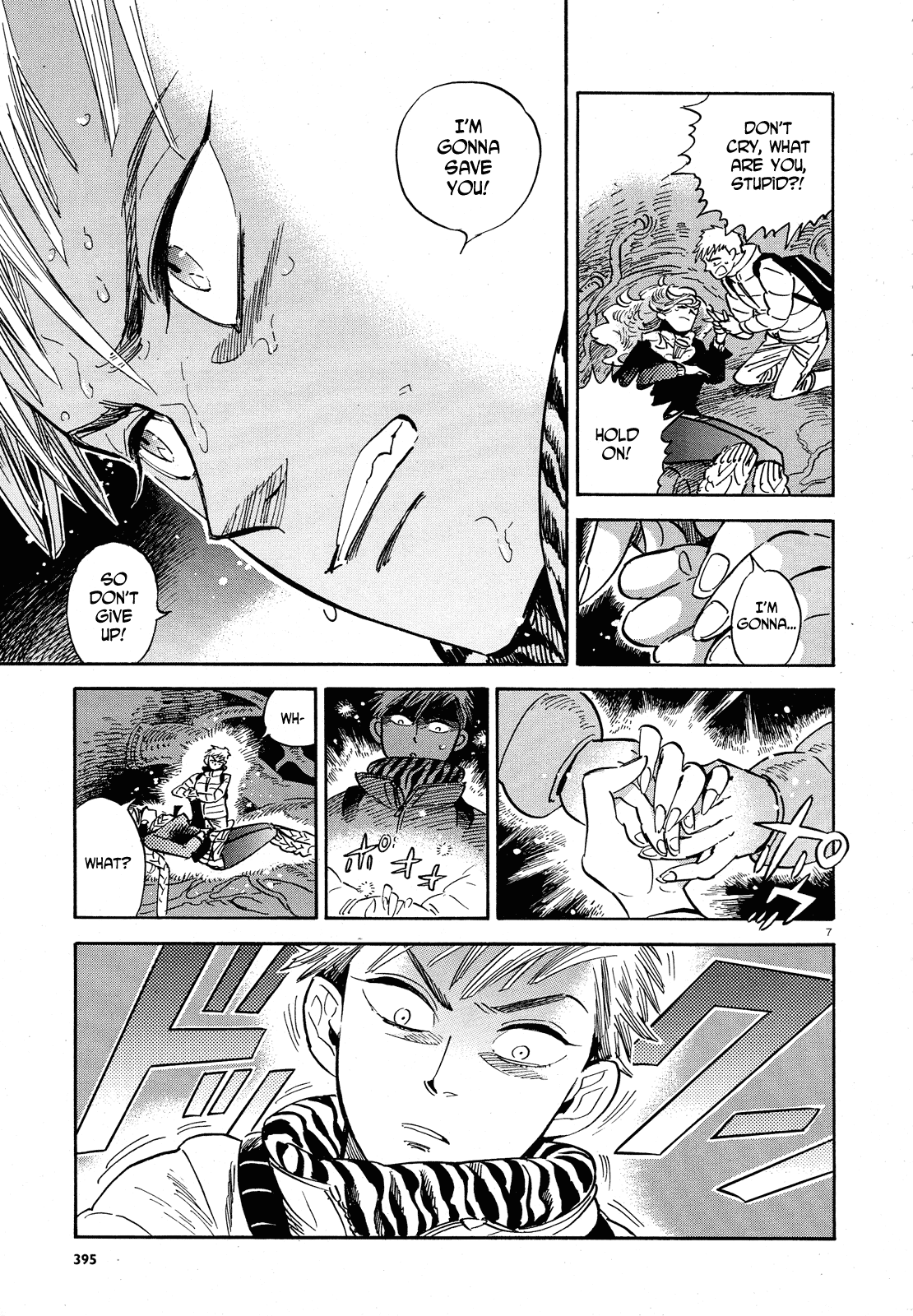 Ran to Haiiro no Sekai Chapter 32 page 7 - Chapter 32: A Little Spark of Courage (1)