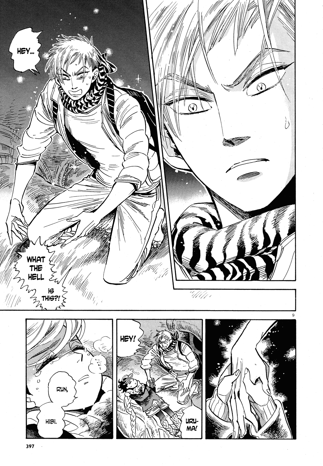 Ran to Haiiro no Sekai Chapter 32 page 9 - Chapter 32: A Little Spark of Courage (1)