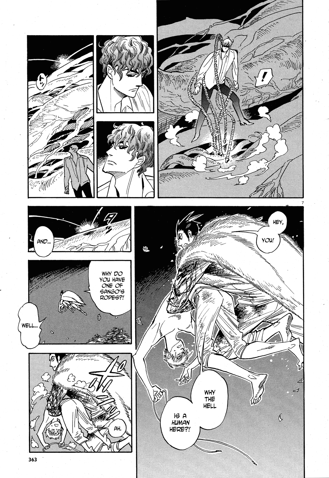 Ran to Haiiro no Sekai Chapter 33 page 7 - Chapter 33: A Little Spark of Courage (2)