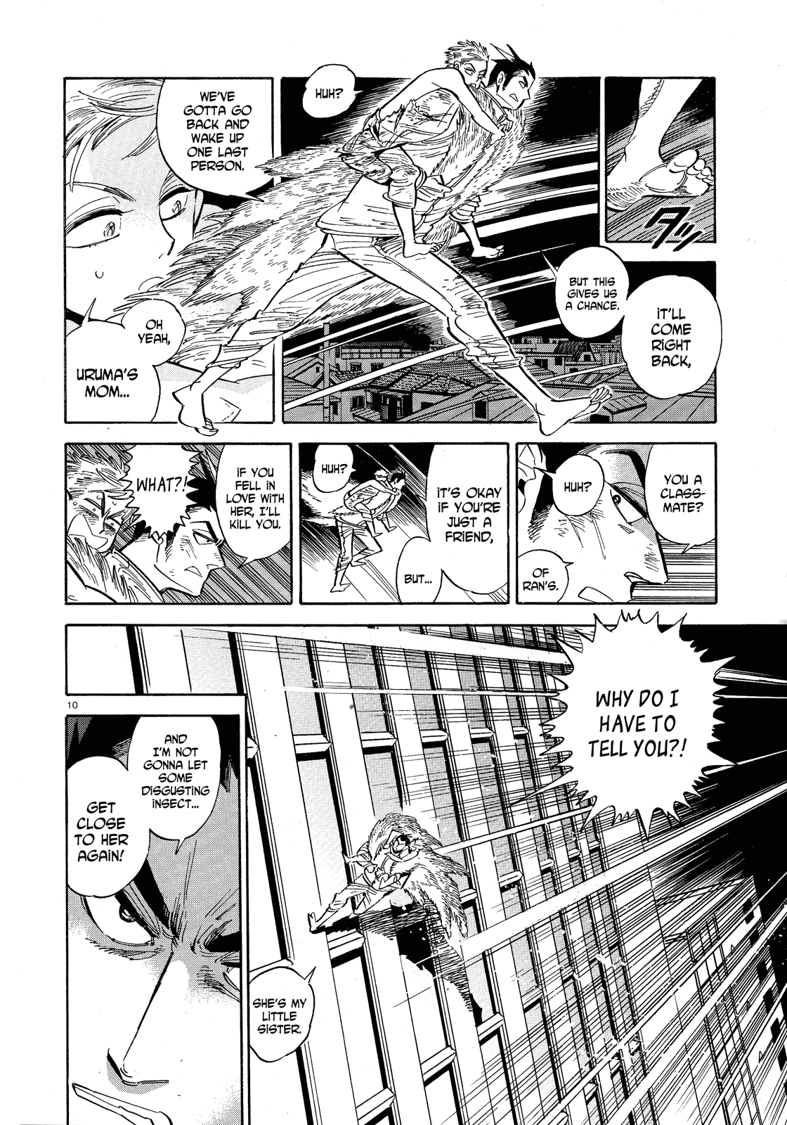 Ran to Haiiro no Sekai Chapter 34 page 10 - Chapter 34: A Little Spark of Courage (3)