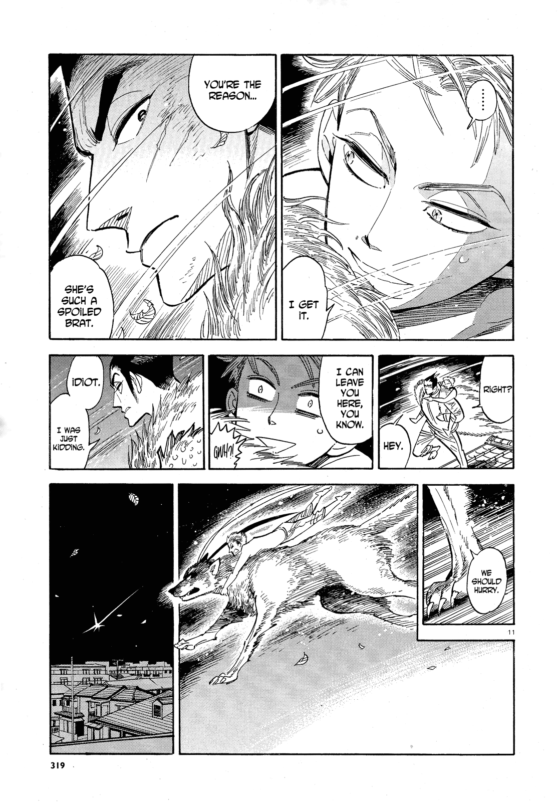 Ran to Haiiro no Sekai Chapter 34 page 11 - Chapter 34: A Little Spark of Courage (3)