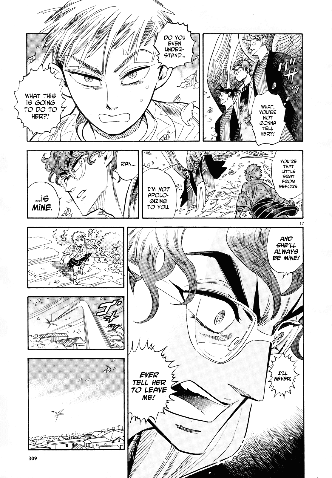 Ran to Haiiro no Sekai Chapter 35 page 17 - Chapter 35: The Last Goodbye
