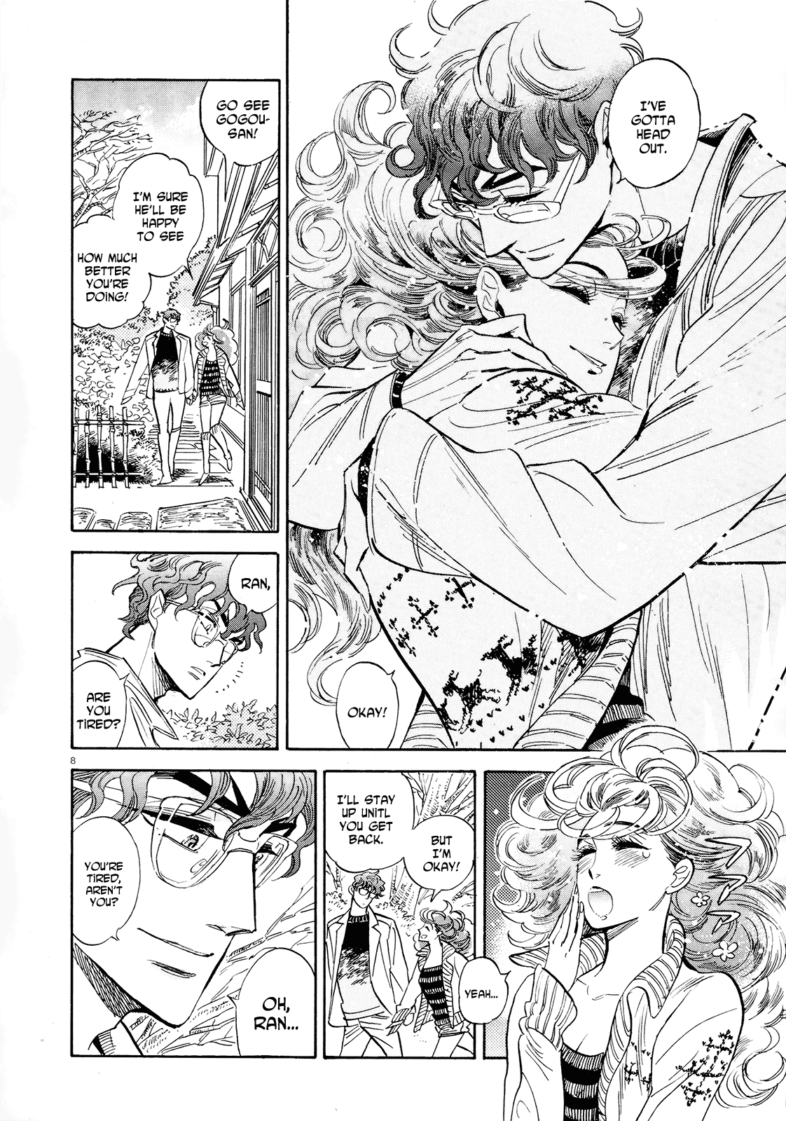 Ran to Haiiro no Sekai Chapter 35 page 8 - Chapter 35: The Last Goodbye