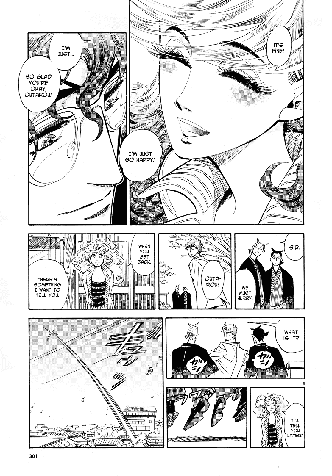 Ran to Haiiro no Sekai Chapter 35 page 9 - Chapter 35: The Last Goodbye