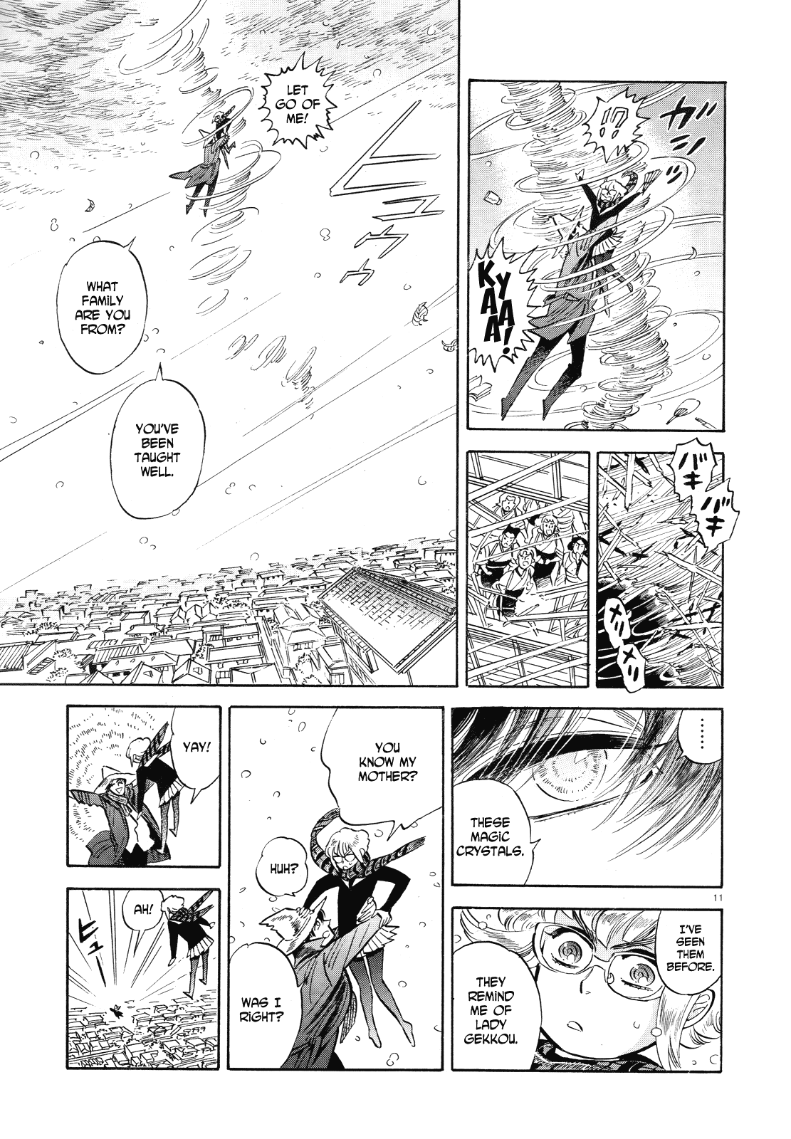 Ran to Haiiro no Sekai Chapter 36 page 11 - Chapter 36: Sorcerers are Good at Cleaning Things Up (Part 1)