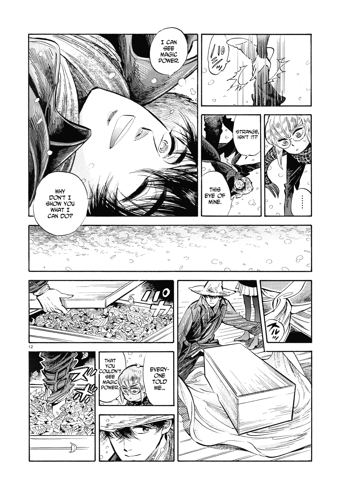 Ran to Haiiro no Sekai Chapter 36 page 12 - Chapter 36: Sorcerers are Good at Cleaning Things Up (Part 1)