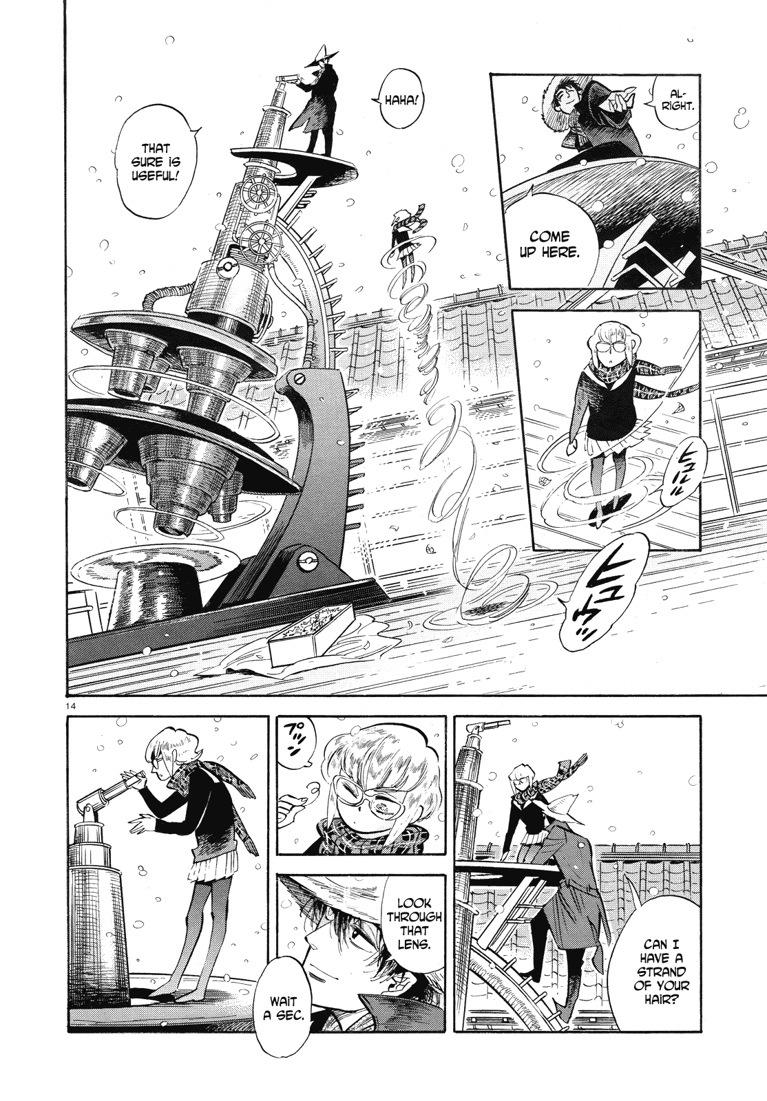 Ran to Haiiro no Sekai Chapter 36 page 14 - Chapter 36: Sorcerers are Good at Cleaning Things Up (Part 1)