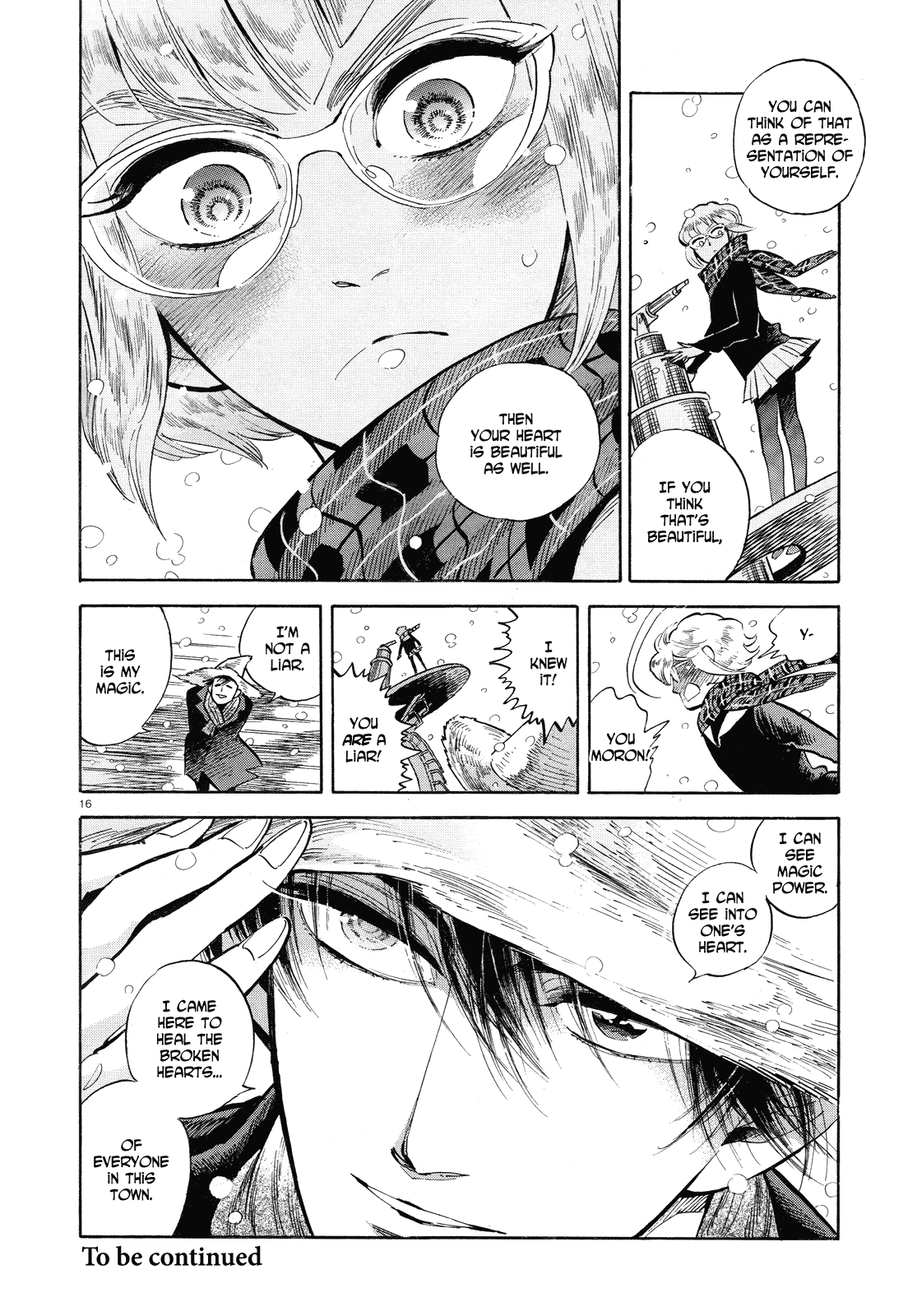Ran to Haiiro no Sekai Chapter 36 page 16 - Chapter 36: Sorcerers are Good at Cleaning Things Up (Part 1)