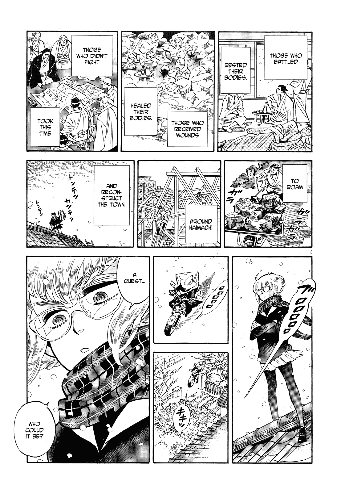 Ran to Haiiro no Sekai Chapter 36 page 3 - Chapter 36: Sorcerers are Good at Cleaning Things Up (Part 1)