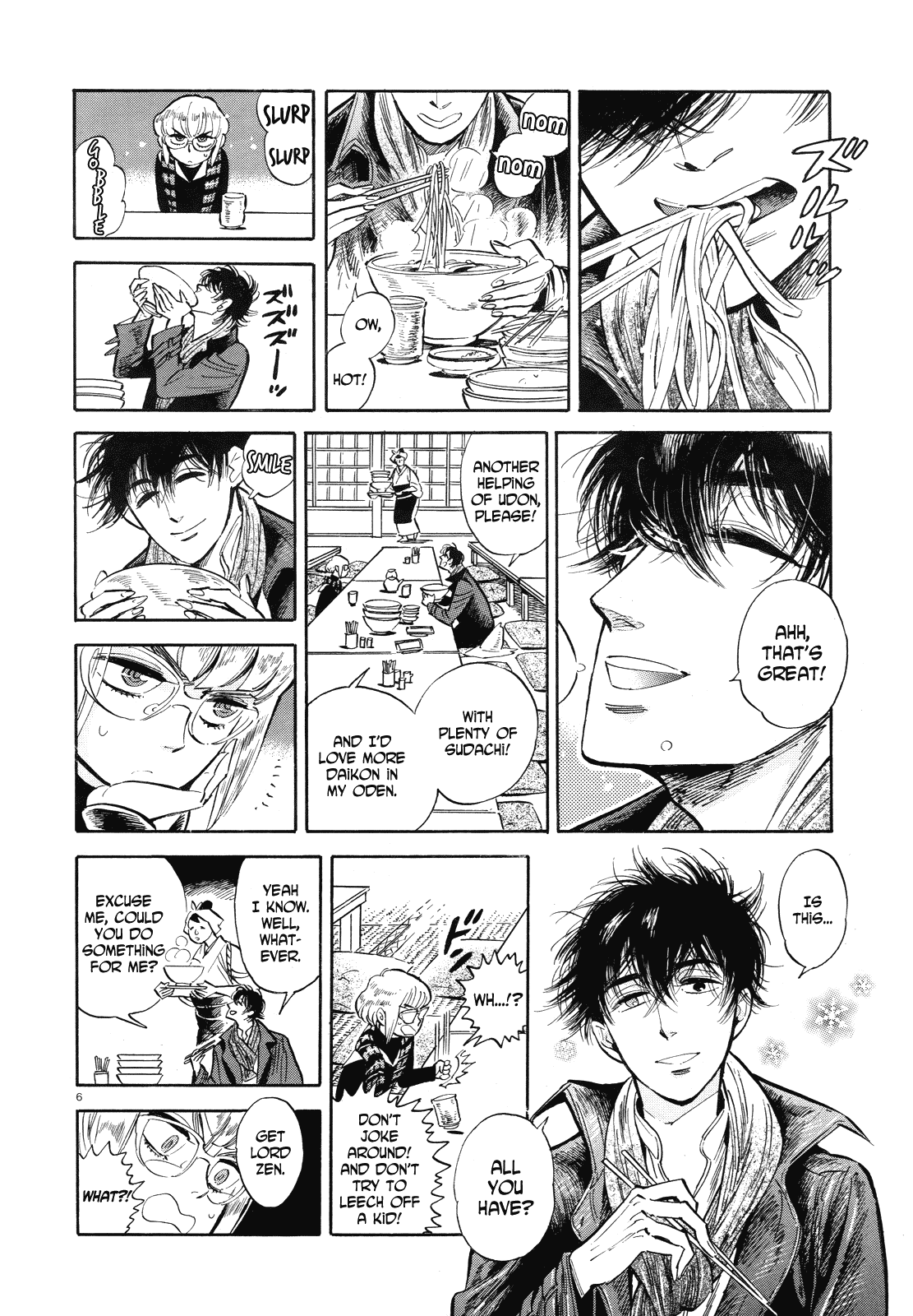 Ran to Haiiro no Sekai Chapter 36 page 6 - Chapter 36: Sorcerers are Good at Cleaning Things Up (Part 1)