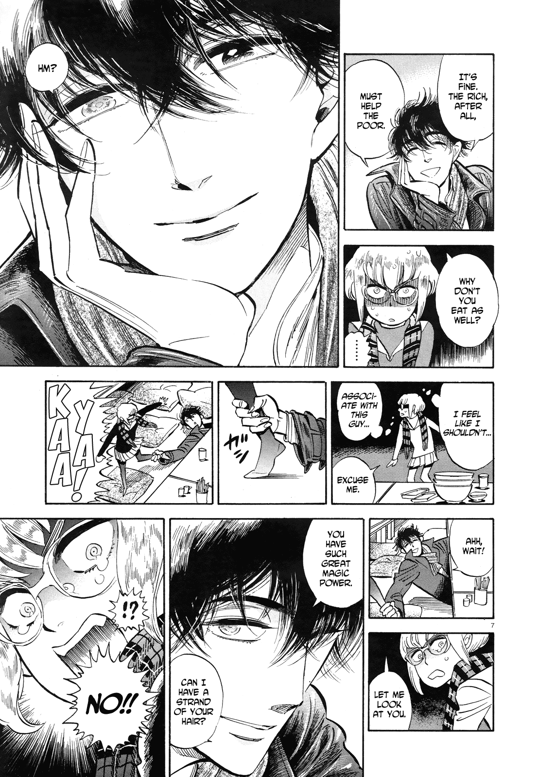 Ran to Haiiro no Sekai Chapter 36 page 7 - Chapter 36: Sorcerers are Good at Cleaning Things Up (Part 1)