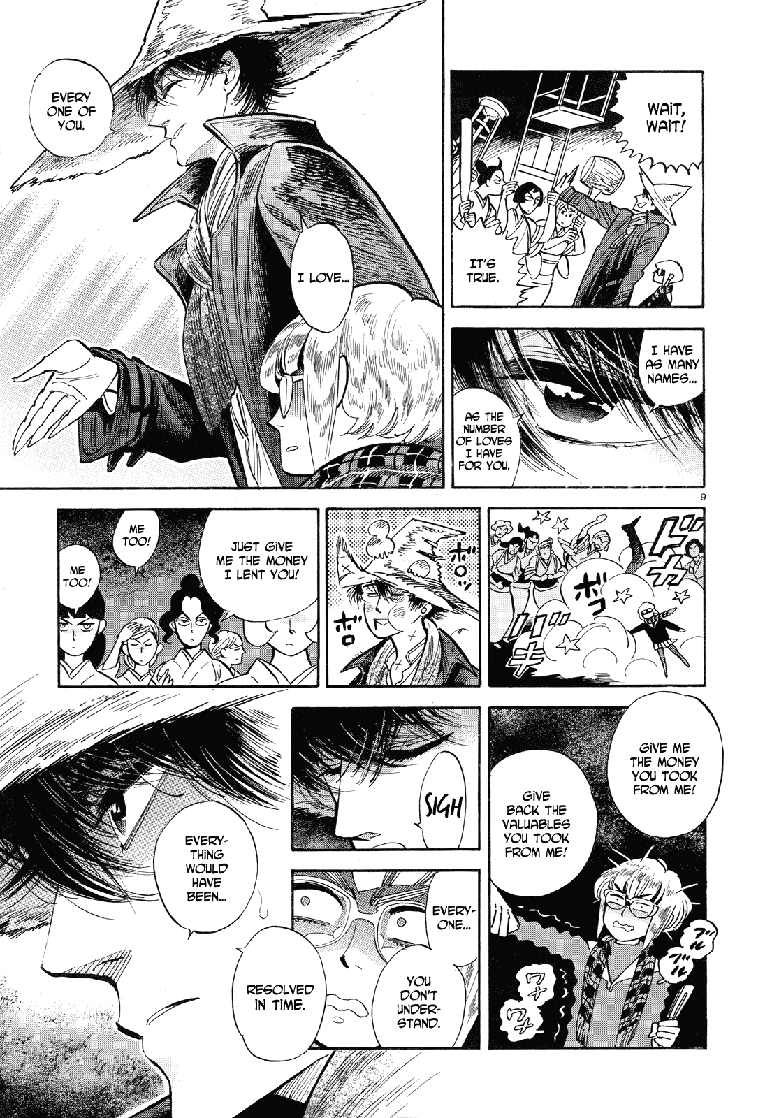 Ran to Haiiro no Sekai Chapter 36 page 9 - Chapter 36: Sorcerers are Good at Cleaning Things Up (Part 1)