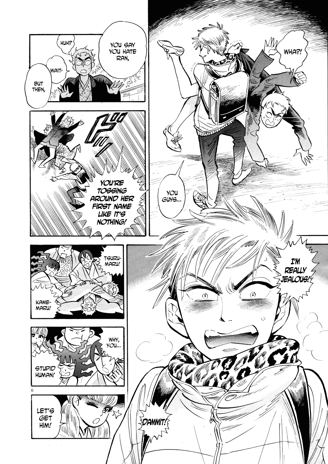 Ran to Haiiro no Sekai Chapter 38.5 page 6 - Chapter 38.5: Everyone's Absent-Minded Hibi-kun