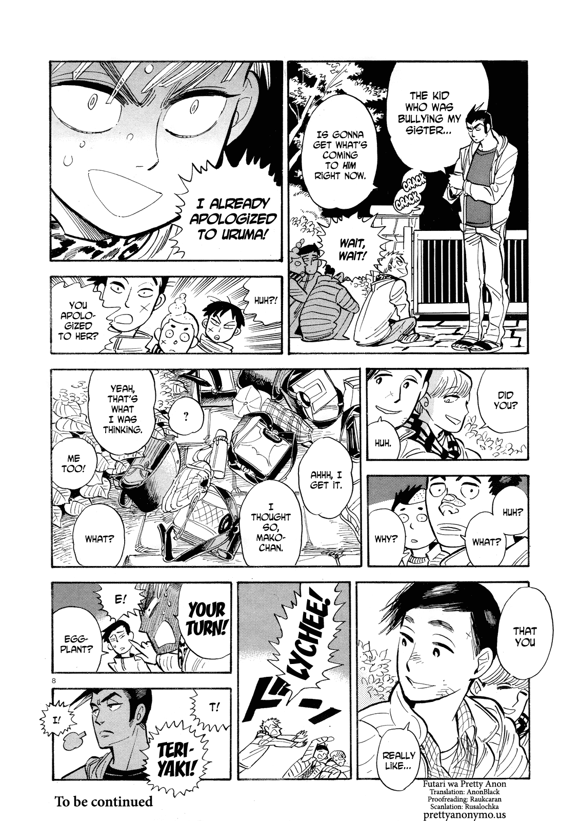 Ran to Haiiro no Sekai Chapter 38.5 page 8 - Chapter 38.5: Everyone's Absent-Minded Hibi-kun