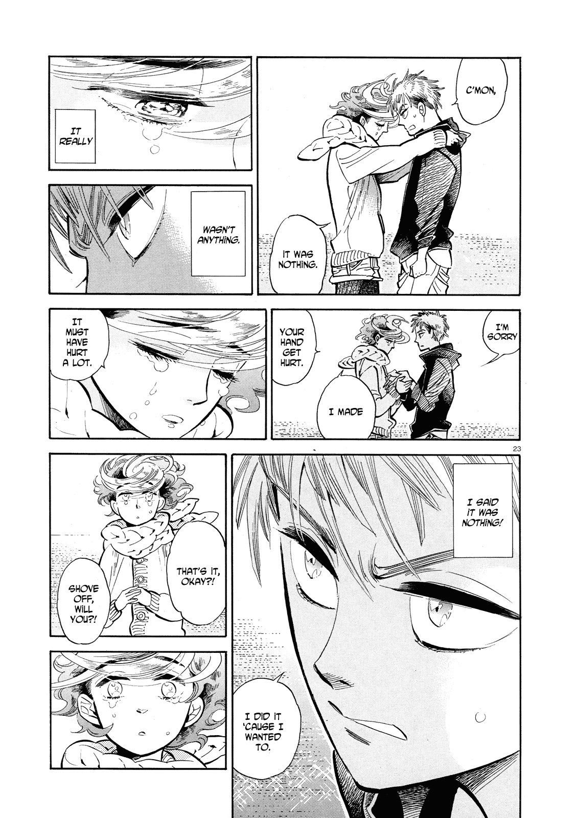 Ran to Haiiro no Sekai Chapter 40 page 23 - Chapter 40: In Pieces (Part 002)