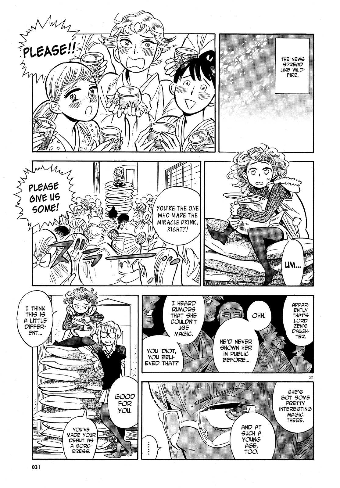 Ran to Haiiro no Sekai Chapter 42 page 21 - Chapter 42: New Year's Cleaning in Haimachi