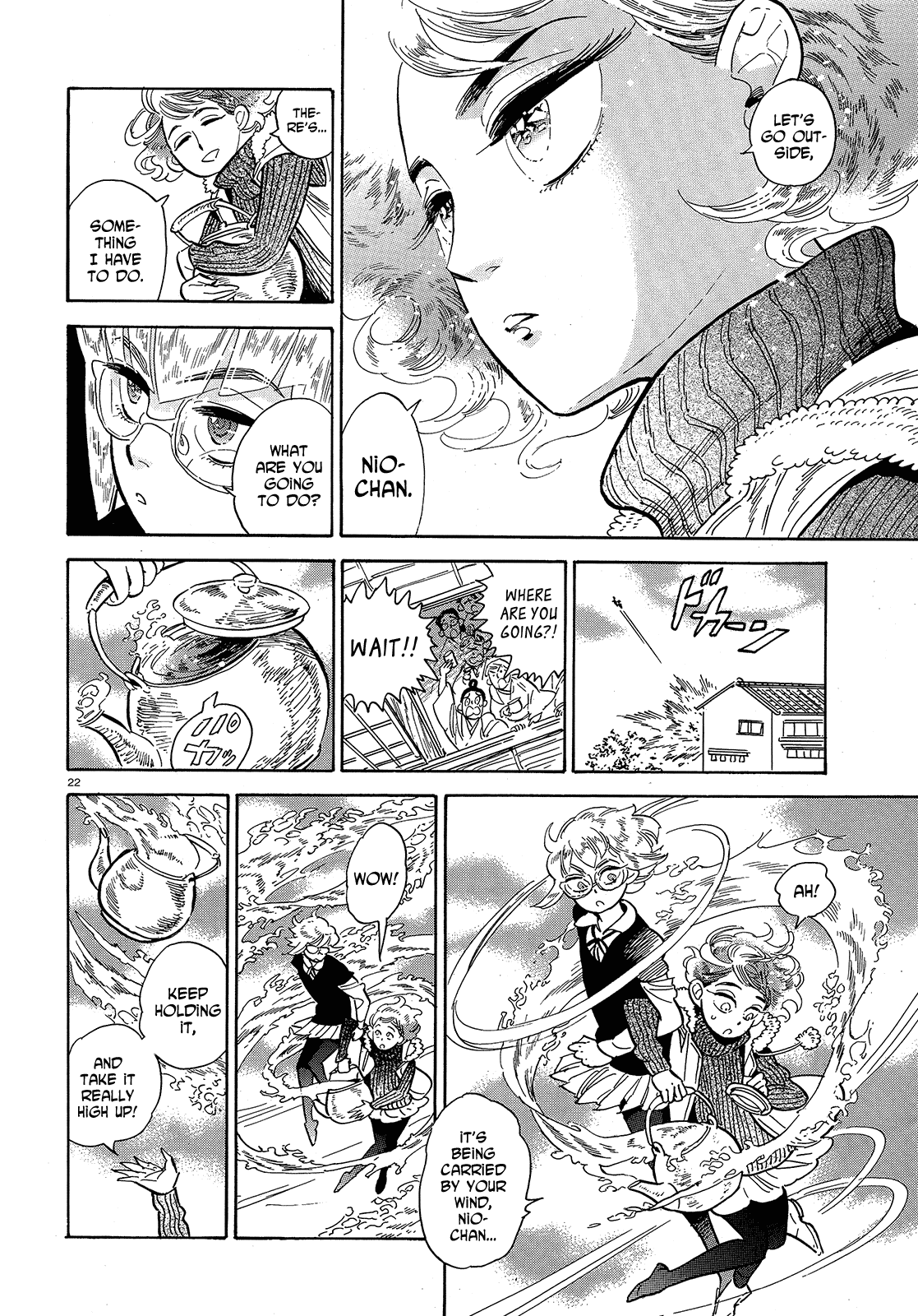 Ran to Haiiro no Sekai Chapter 42 page 22 - Chapter 42: New Year's Cleaning in Haimachi