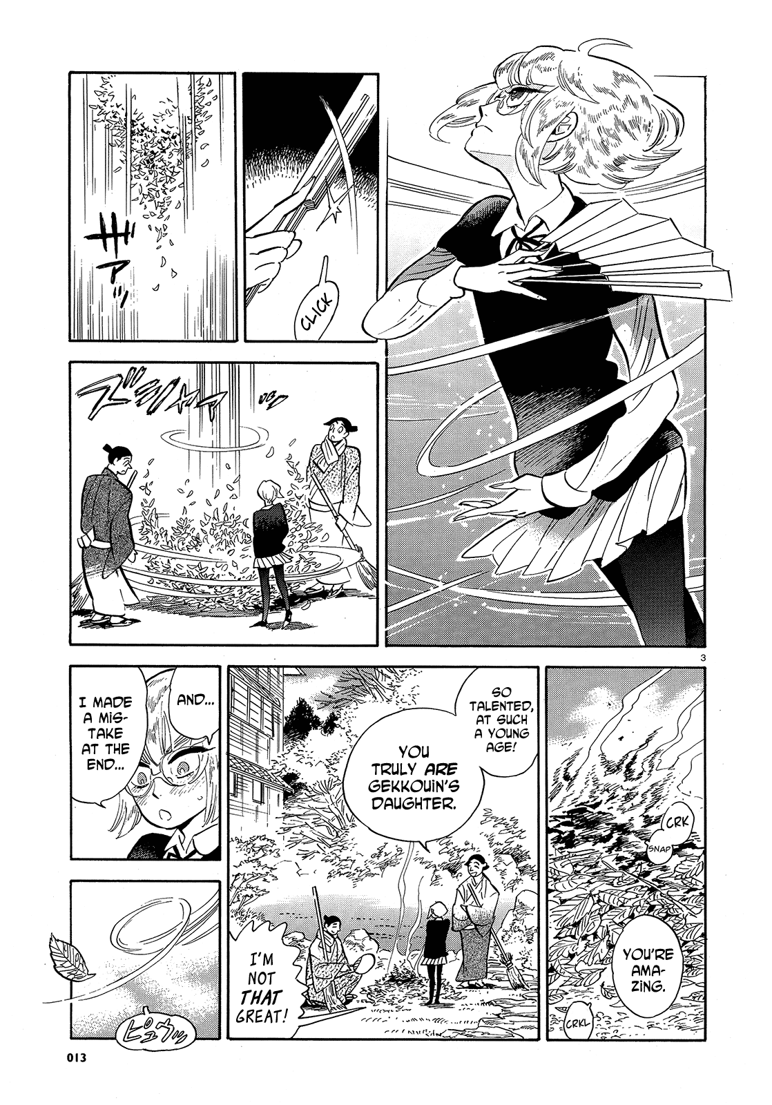 Ran to Haiiro no Sekai Chapter 42 page 3 - Chapter 42: New Year's Cleaning in Haimachi
