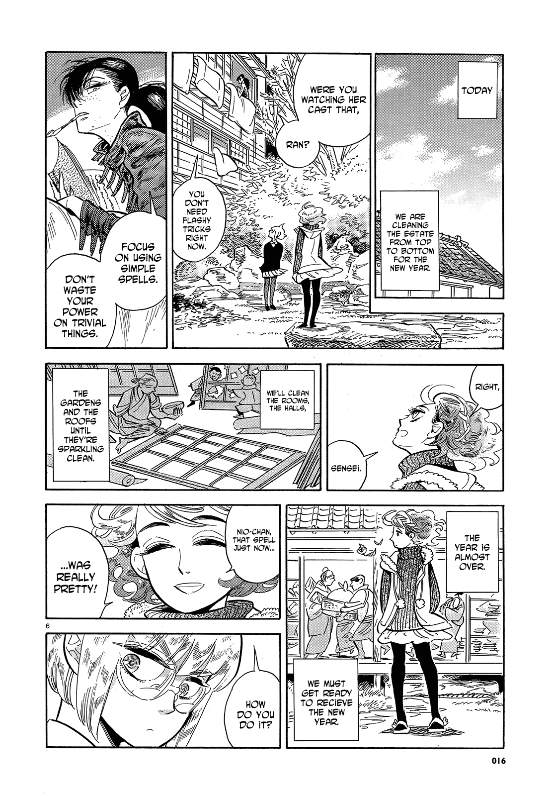 Ran to Haiiro no Sekai Chapter 42 page 6 - Chapter 42: New Year's Cleaning in Haimachi