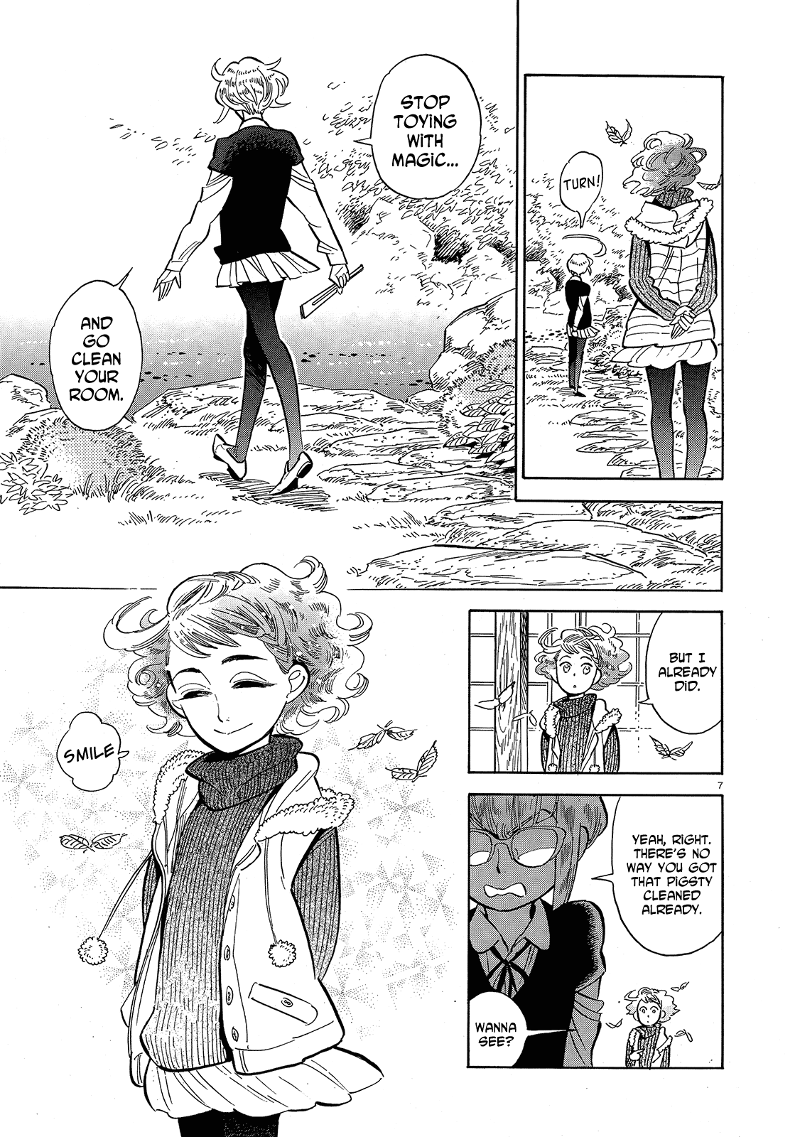 Ran to Haiiro no Sekai Chapter 42 page 7 - Chapter 42: New Year's Cleaning in Haimachi