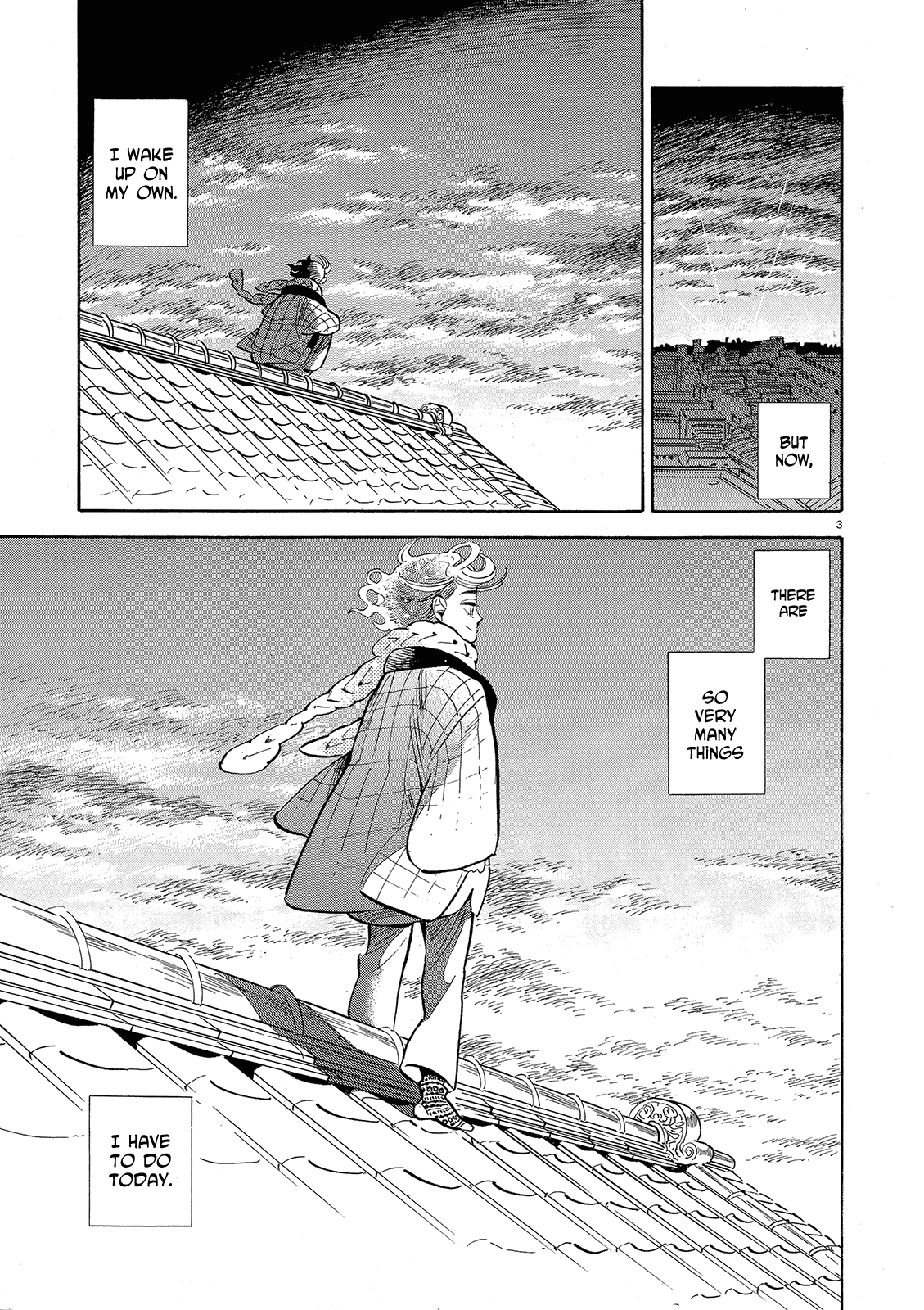 Ran to Haiiro no Sekai Chapter 43 page 3 - Chapter 43: Ran's Journey Starts Gently
