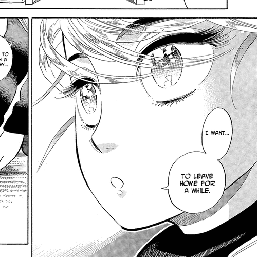 Ran to Haiiro no Sekai Chapter 43: Ran's Journey Starts Gently cover