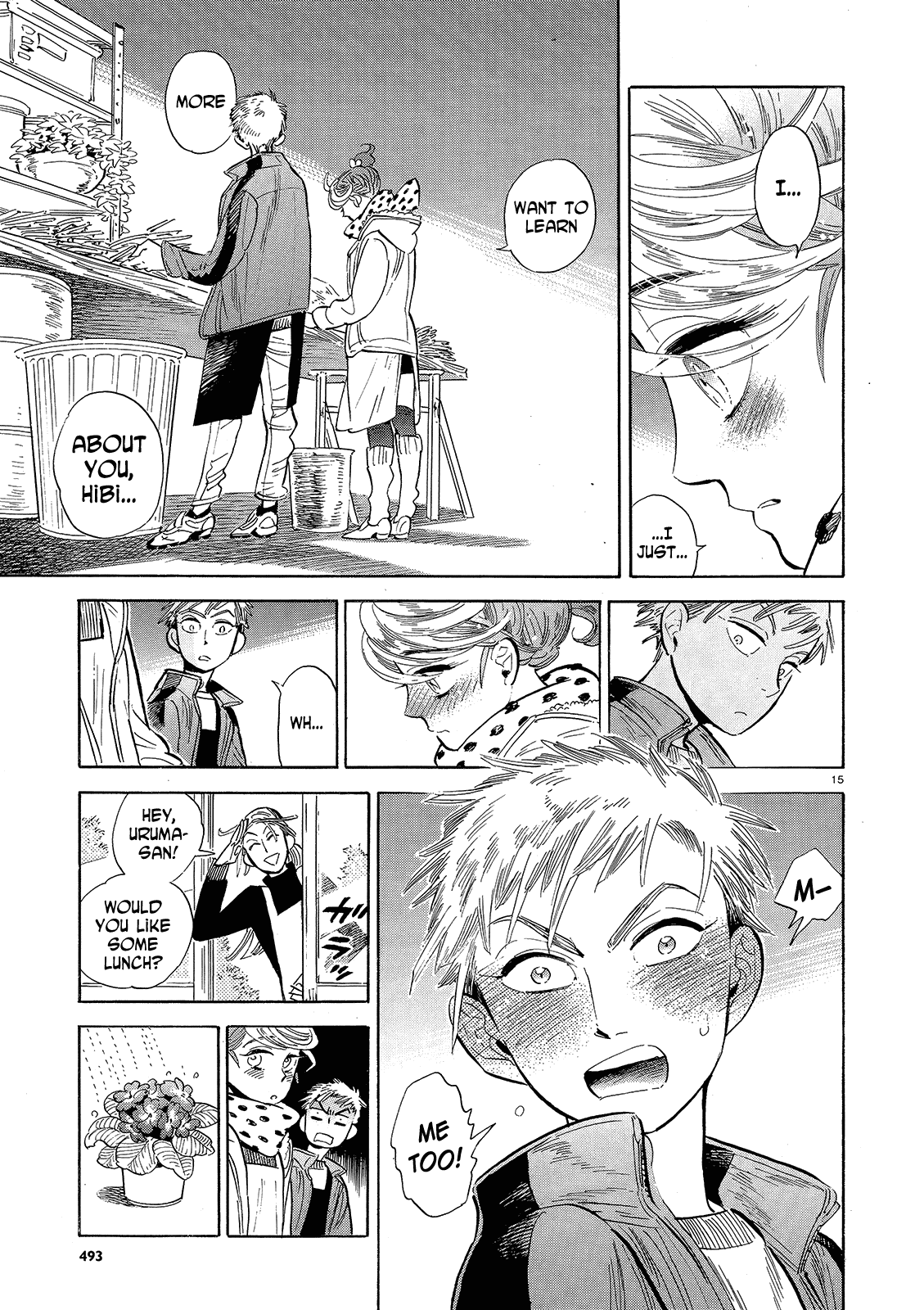 Ran to Haiiro no Sekai Chapter 44 page 15 - Chapter 44: A goodbye present for you as we pass on the road to spring (Part 001)