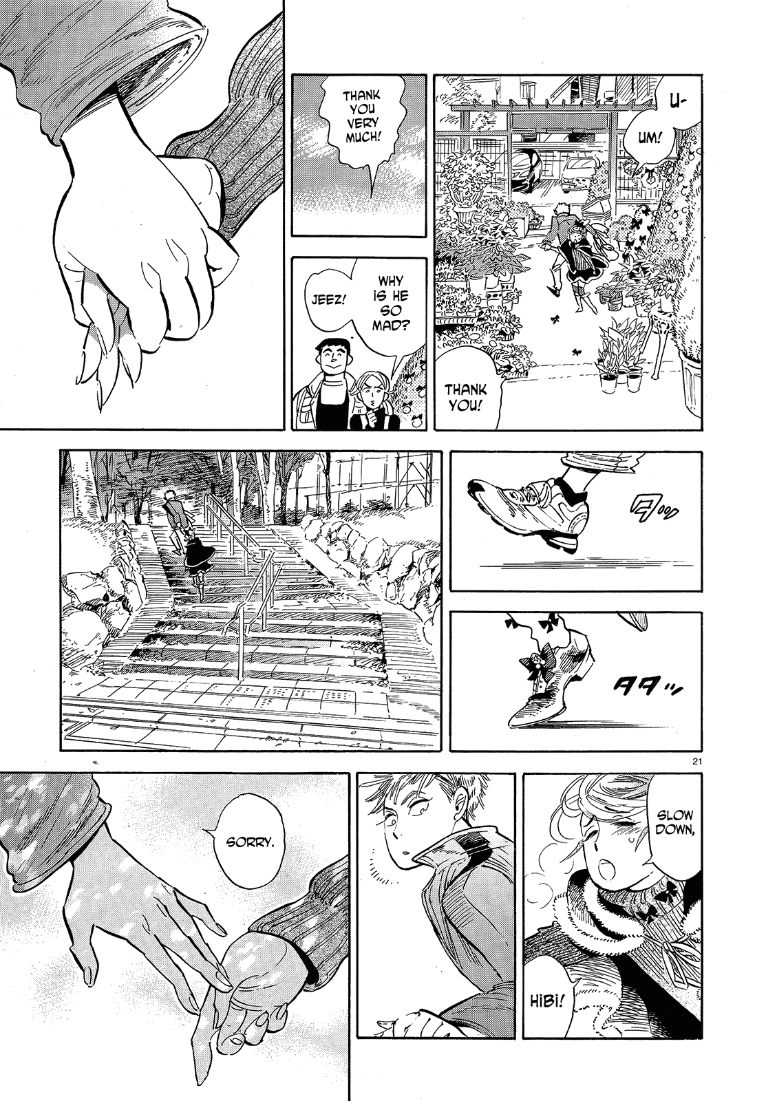 Ran to Haiiro no Sekai Chapter 44 page 21 - Chapter 44: A goodbye present for you as we pass on the road to spring (Part 001)