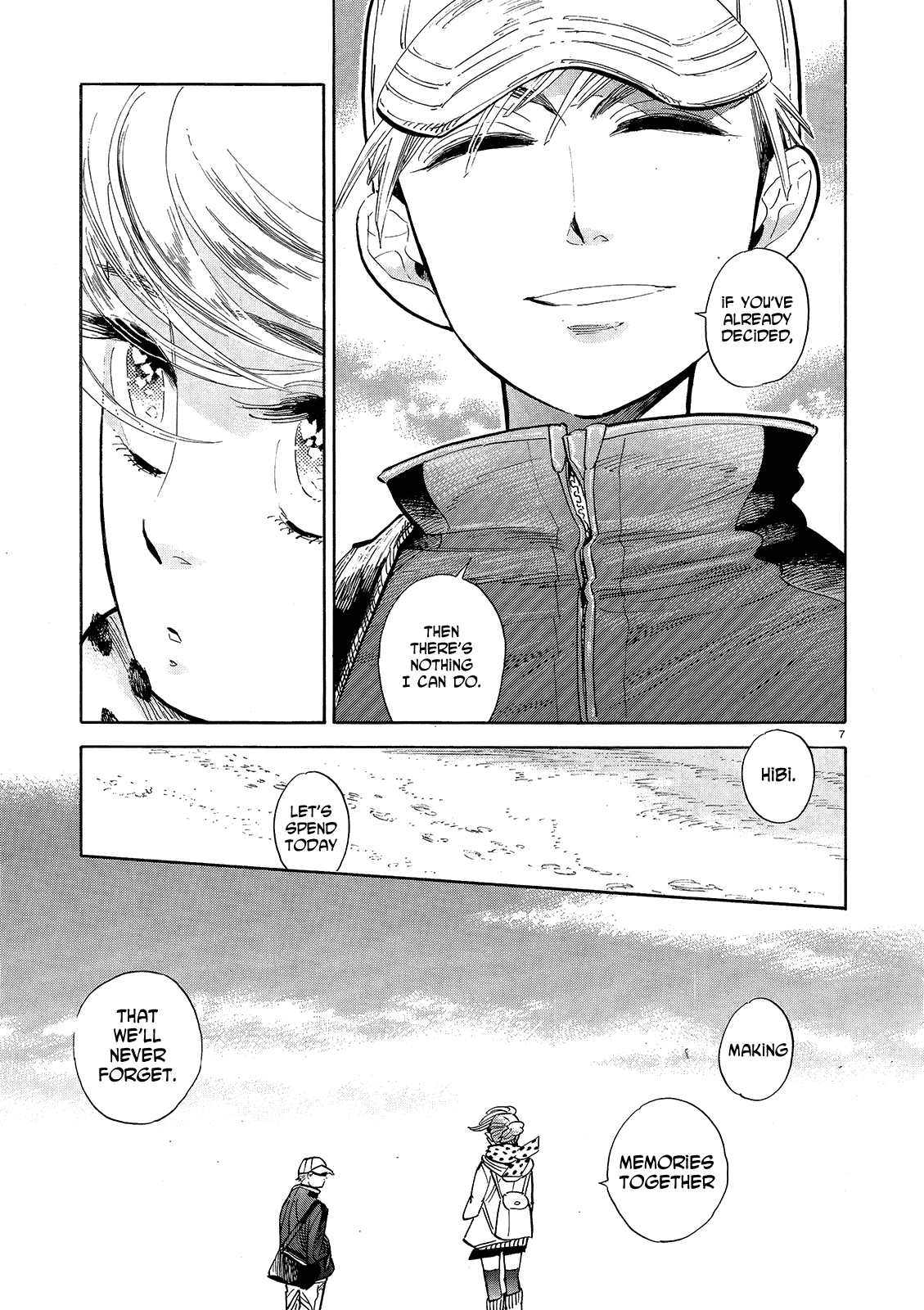 Ran to Haiiro no Sekai Chapter 44 page 7 - Chapter 44: A goodbye present for you as we pass on the road to spring (Part 001)