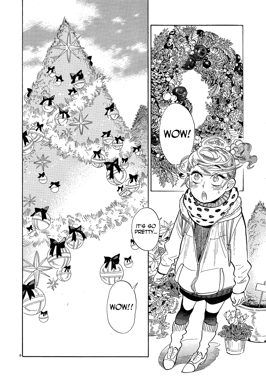 Ran to Haiiro no Sekai Chapter 44 page 8 - Chapter 44: A goodbye present for you as we pass on the road to spring (Part 001)