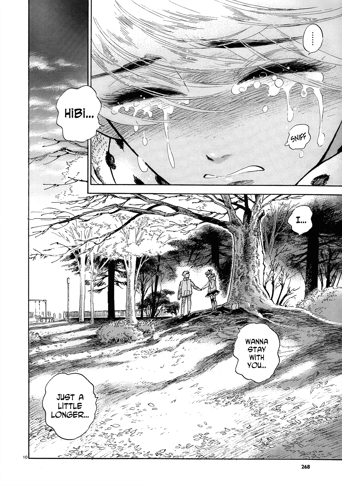 Ran to Haiiro no Sekai Chapter 45 page 10 - Chapter 45: A goodbye present for you as we pass on the road to spring (Part 002)