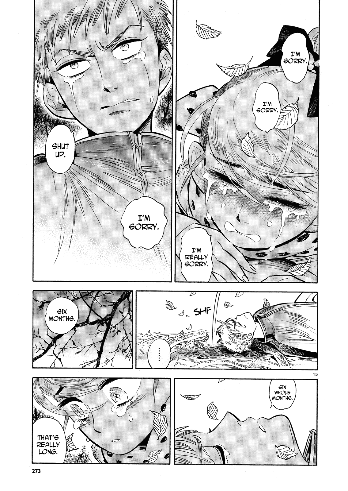 Ran to Haiiro no Sekai Chapter 45 page 15 - Chapter 45: A goodbye present for you as we pass on the road to spring (Part 002)