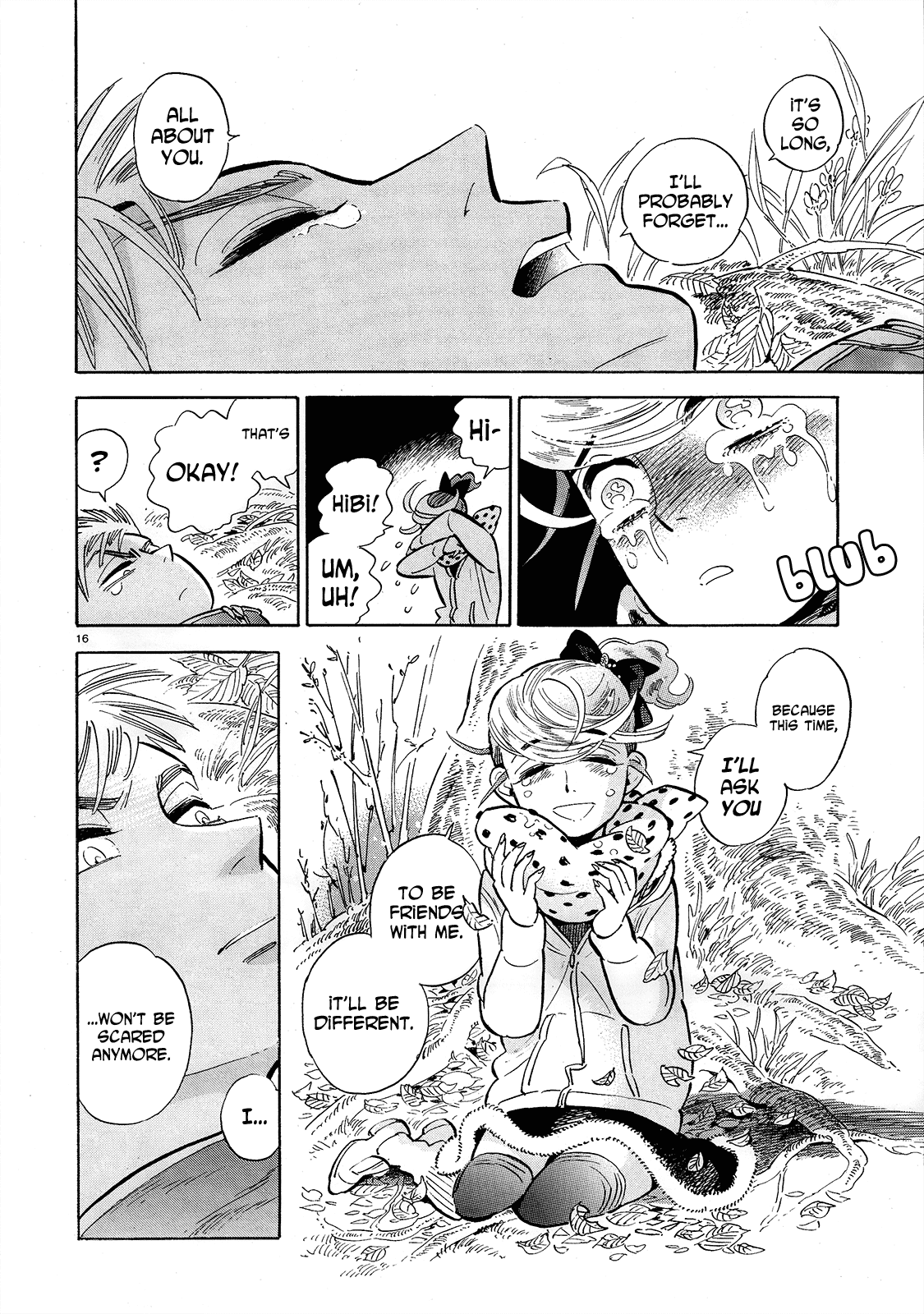 Ran to Haiiro no Sekai Chapter 45 page 16 - Chapter 45: A goodbye present for you as we pass on the road to spring (Part 002)
