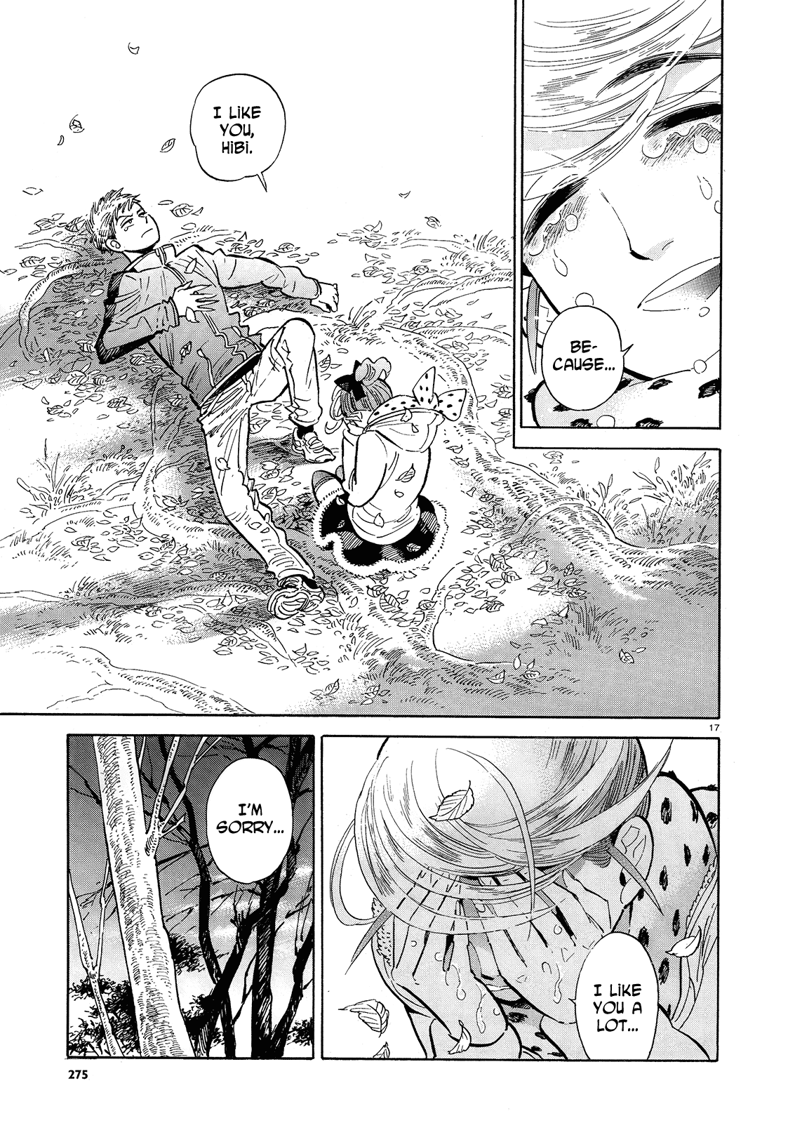 Ran to Haiiro no Sekai Chapter 45 page 17 - Chapter 45: A goodbye present for you as we pass on the road to spring (Part 002)